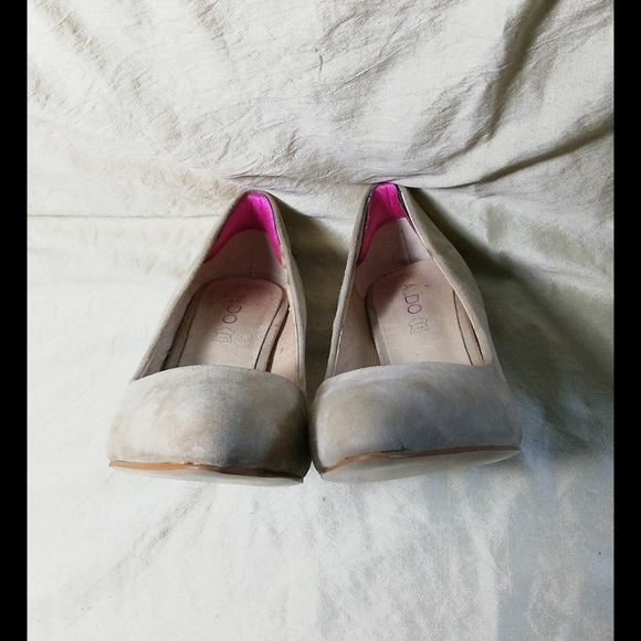 Aldo suede nude pumps size 38 - Picture 6 of 8